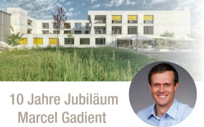 10-jähriges Dienstjubiläum Marcel Gadient