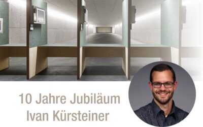 10-jähriges Dienstjubiläum Ivan Kürsteiner